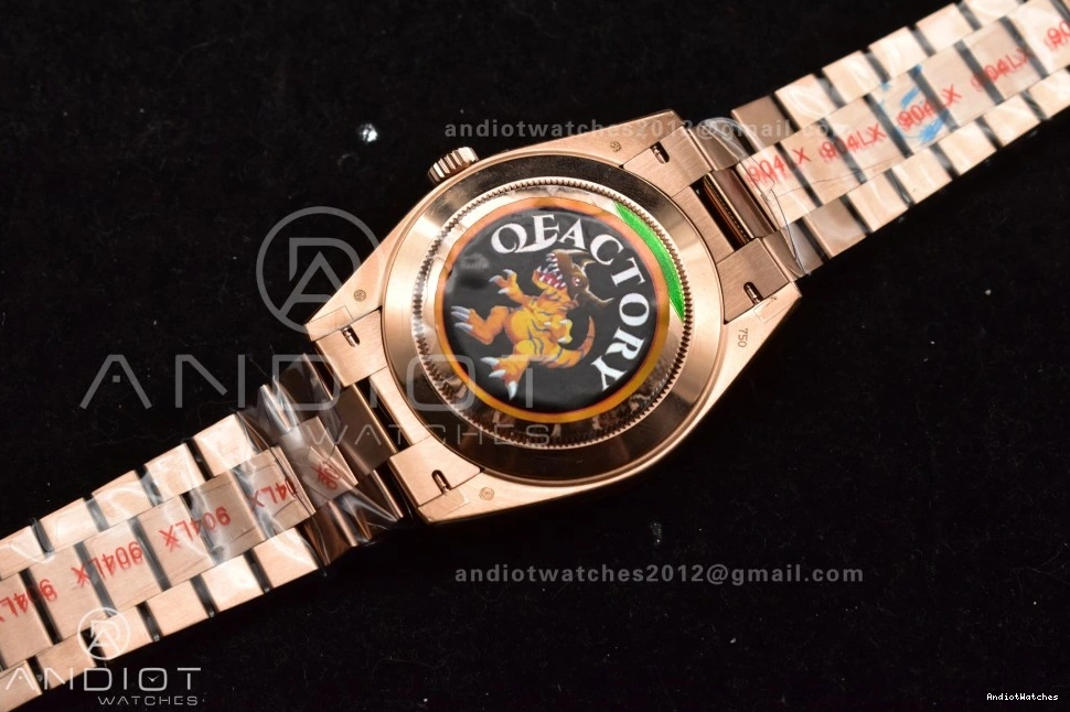 711 Dial Steel Weight) Best DayDate Slate Edition Ombre 904L President on V4 (Gain QF RG A2836 40 Bracelet Soft 1009